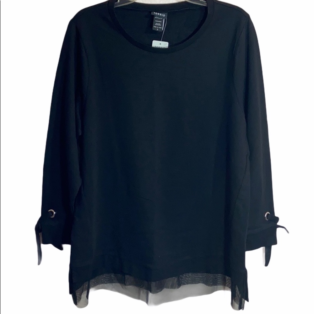 TORRID BLACK SWEATSHIRT
